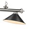 Z-Lite Cordon 3 Light Billiard, Brushed Nickel & Matte Black 2306-3BN-MB15 - alternate 8